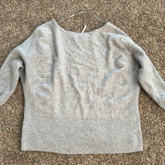 Free People Small Gray Cashmere Sweater - Picture 8 of 10